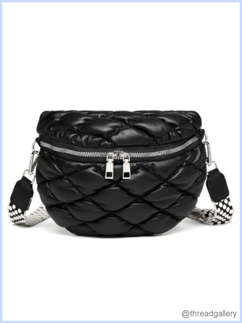 PU Leather Crossbody Bum Bag Anti-Theft Travel Fanny Pack Sling Purse